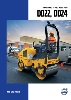 Rouleaux vibrants tandem Volvo DD24