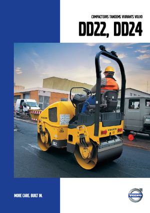 Rouleaux vibrants tandem Volvo DD24