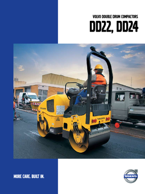 Rouleaux vibrants tandem Volvo DD24