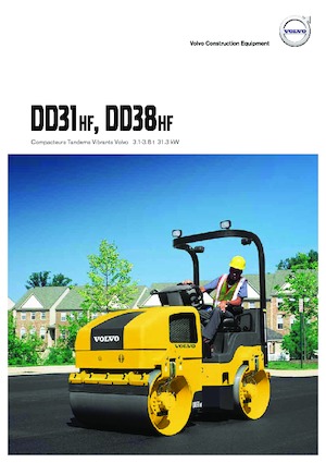 Rouleaux vibrants tandem Volvo DD31HF