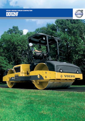 Rouleaux vibrants tandem Volvo DD112HF