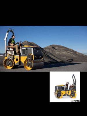 Rouleaux vibrants tandem Volvo DD25 Electric 