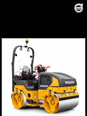 Rouleaux vibrants tandem Volvo DD30B 