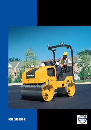 Rouleaux vibrants tandem Volvo DD31HF