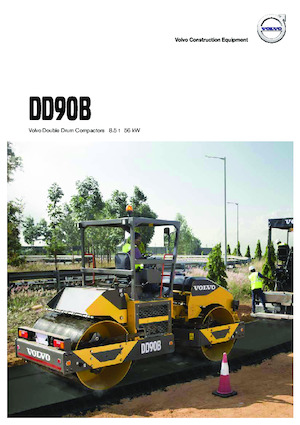 Rouleaux vibrants tandem Volvo DD90B