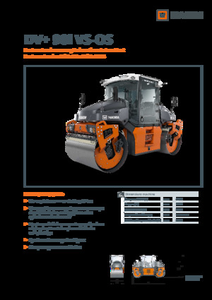 Rouleaux vibrants tandem Hamm DV+ 90i VS-OS