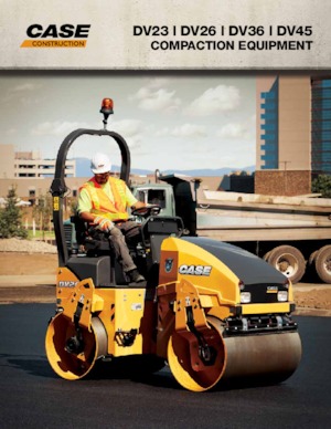 Rouleaux vibrants tandem Case DV45