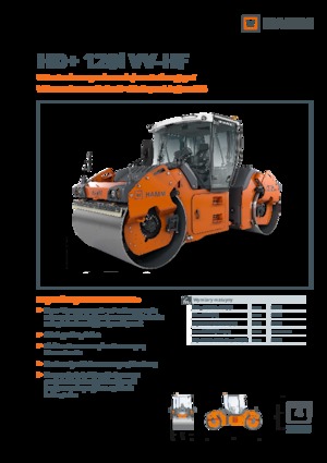 Rouleaux vibrants tandem Hamm HD+ 120i VV-HF