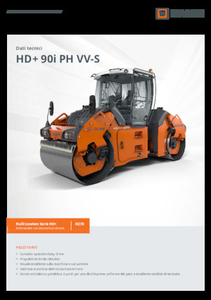 Rouleaux vibrants tandem Hamm HD+ 90i PH VV-S