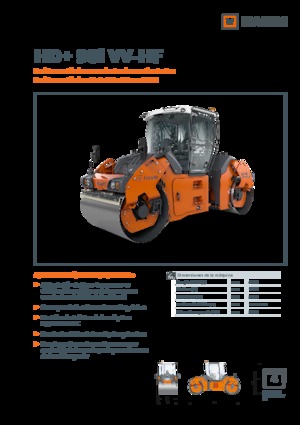 Rouleaux vibrants tandem Hamm HD+ 90i VV-HF