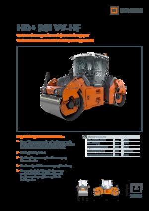 Rouleaux vibrants tandem Hamm HD+ 90i VV-HF