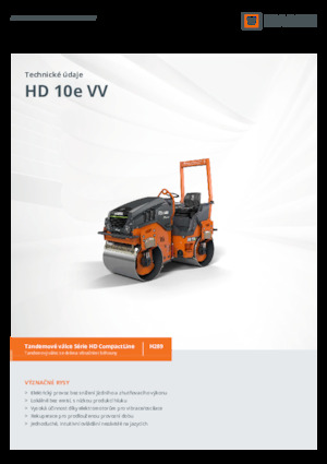Rouleaux vibrants tandem Hamm HD 10e VV