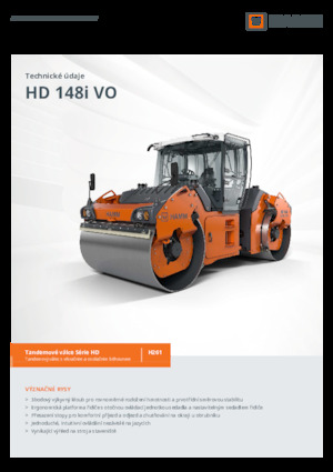 Rouleaux vibrants tandem Hamm HD 148i VO