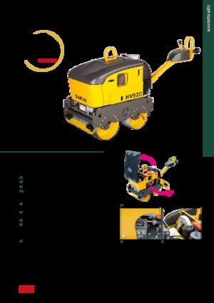 Rouleaux vibrants tandem Sakai HV520