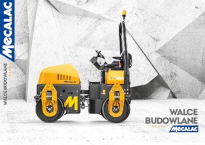 Rouleaux vibrants tandem Mecalac TV900