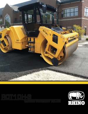 Rouleaux vibrants tandem RHINO RCT10H3