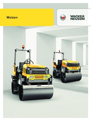 Rouleaux vibrants tandem Wacker Neuson RD45-140 C