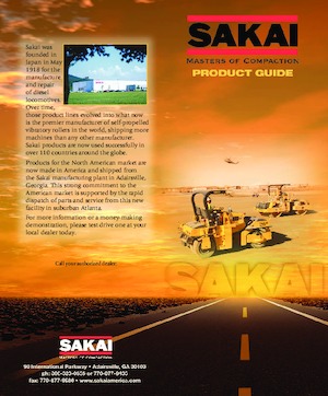 Rouleaux vibrants tandem Sakai SW770HF