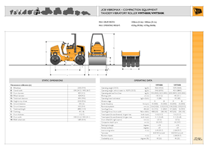 Rouleaux vibrants tandem JCB-Vibromax VMT 480 K