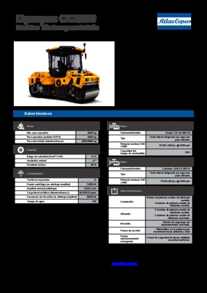 Rouleaux vibrants tandem Dynapac CC 3300