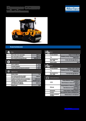 Rouleaux vibrants tandem Dynapac CC 3300