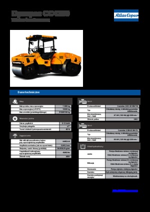 Rouleaux vibrants tandem Dynapac CC 4200