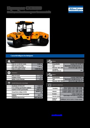 Rouleaux vibrants tandem Dynapac CC 5200