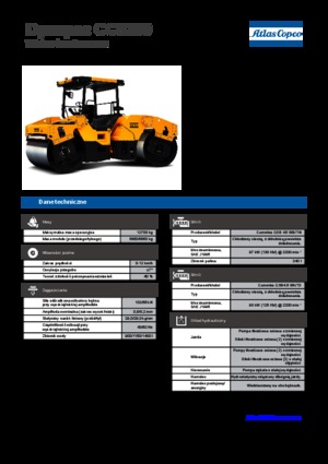 Rouleaux vibrants tandem Dynapac CC 5200