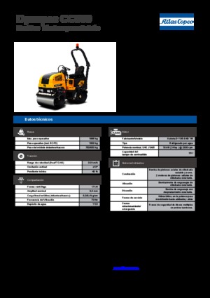 Rouleaux vibrants tandem Dynapac CC 900