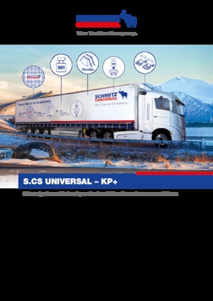 Plateforme semi-remorque rideaux collissants Schmitz Cargobull S.CS UNIVERSAL-KP+