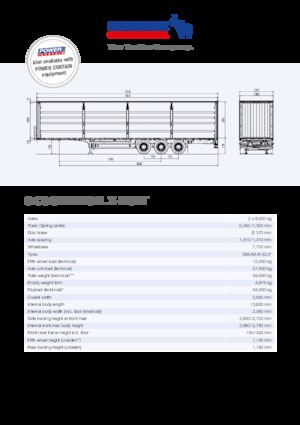 Plateforme semi-remorque rideaux collissants Schmitz Cargobull S.CS UNIVERSAL X-LIGHT