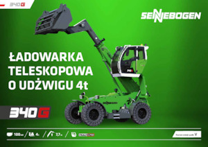 Chariot Élévateur Télescopique Sennebogen 340 G 