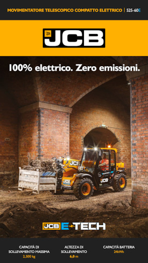 Télescopiques électriques JCB 525-60E Hi-Viz 