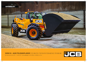 Valet de ferme JCB 536-95 AGRI