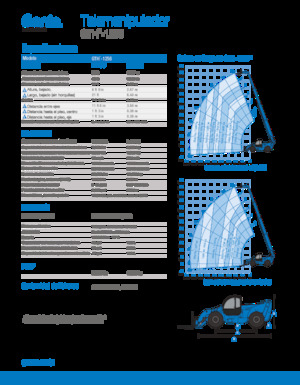 Chariot Élévateur Télescopique Genie GTH-1256 