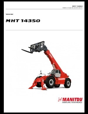 Chariot Élévateur Télescopique Manitou MHT 14350