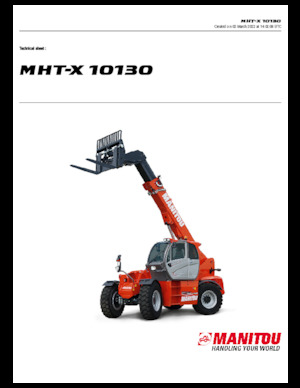 Chariot Élévateur Télescopique Manitou MHT-X 10130