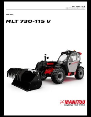 Chariot Élévateur Télescopique Manitou MLT 730-115 V