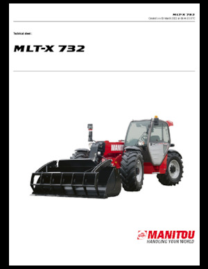 Chariot Élévateur Télescopique Manitou MLT-X 732