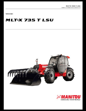 Chariot Élévateur Télescopique Manitou MLT-X 735 T LSU