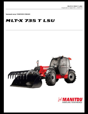 Chariot Élévateur Télescopique Manitou MLT-X 735 T LSU