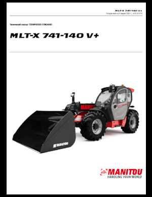 Chariot Élévateur Télescopique Manitou MLT-X 741-140 V+