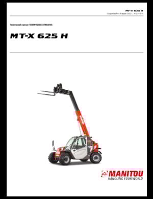 Chariot Élévateur Télescopique Manitou MT-X 625 H