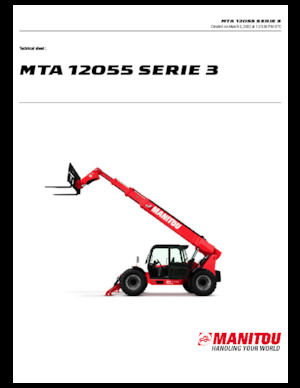 Chariot Élévateur Télescopique Manitou MTA 12055