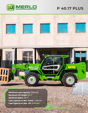 Chariot Élévateur Télescopique Merlo P 40.17 PLUS