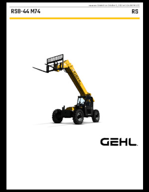 Chariot Élévateur Télescopique Gehl RS8-44 M74
