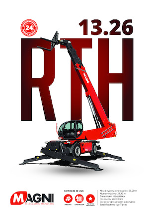 Chariot Élévateur avec châssis tounant MAGNI RTH 13.26 SH
