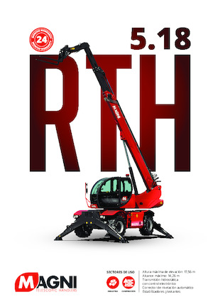 Chariot Élévateur avec châssis tounant MAGNI RTH 5.18 Smart