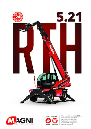 Chariot Élévateur avec châssis tounant MAGNI RTH 5.21 SH