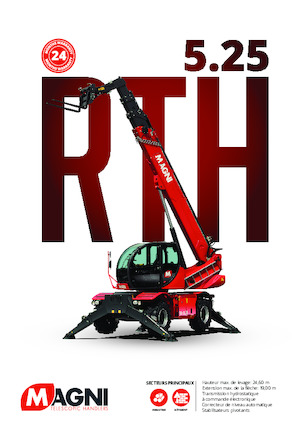 Chariot Élévateur avec châssis tounant MAGNI RTH 5.25 SH